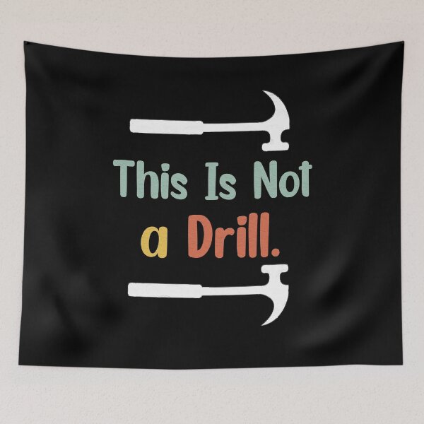 Item preview, This Is Not a Drill -Hammer  designed and sold by Rami Khalifah.