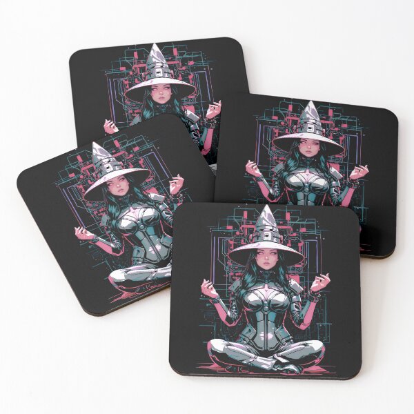 Item preview, Futuristic Cyberpunk Witch designed and sold by Occult Designs.
