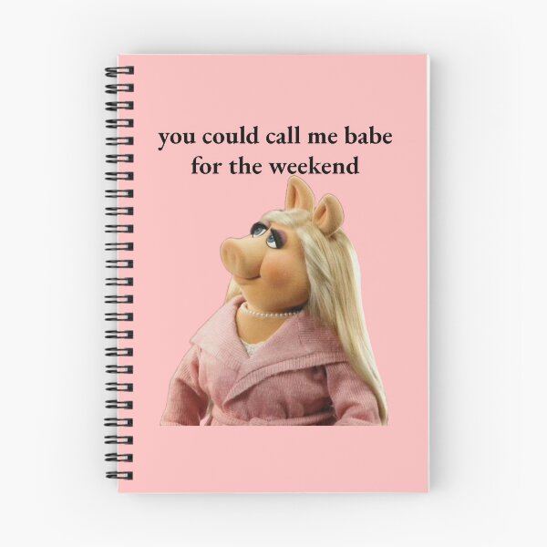 Item preview, miss piggy tis the damn season "you could call me babe for the weekend" ! designed and sold by bbboboo.