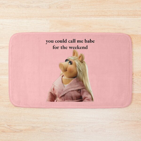 Item preview, miss piggy tis the damn season "you could call me babe for the weekend" ! designed and sold by bbboboo.