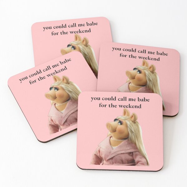 Item preview, miss piggy tis the damn season "you could call me babe for the weekend" ! designed and sold by bbboboo.