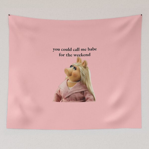 Item preview, miss piggy tis the damn season "you could call me babe for the weekend" ! designed and sold by bbboboo.