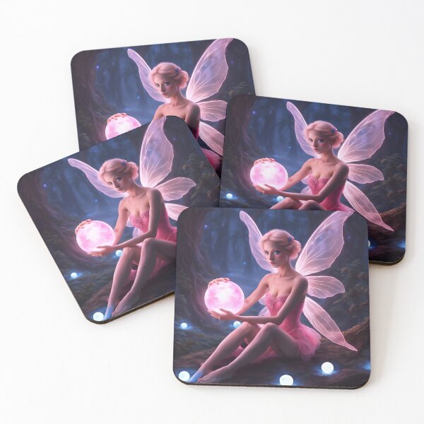 Item preview, Pink Fairy playing with light orbs. designed and sold by Kenosuke78.