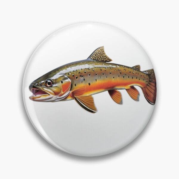 Item preview, Brook Trout Sticker designed and sold by dhanly.