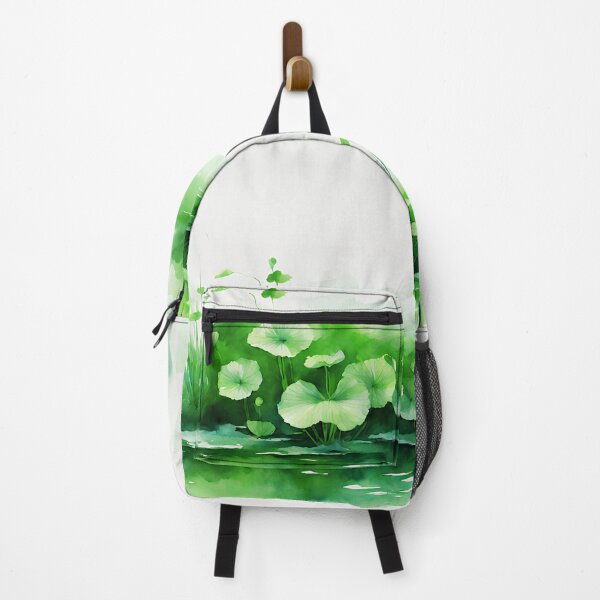 Item preview, green aquatic plants impressionism watercolor for ipad wallpaper or decorative art designed and sold by boyangyang.