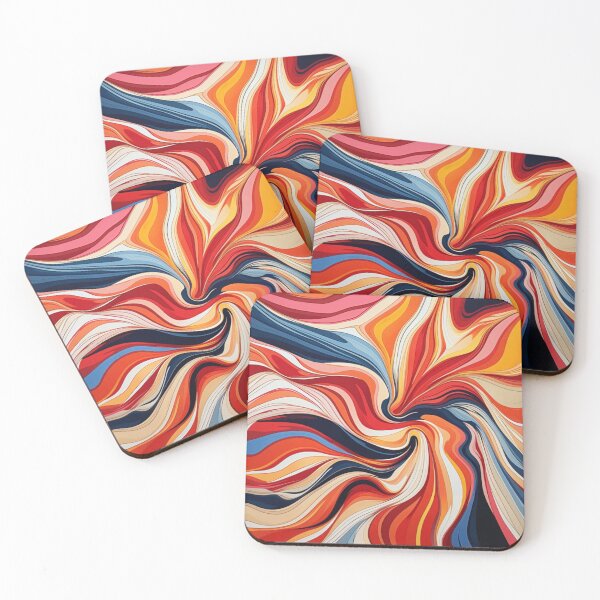Artikelvorschau, Helle Farblinien und Stokes-Design entworfen und verkauft von Myra365Art.