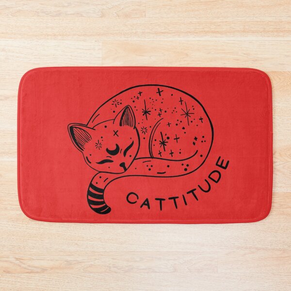 Item preview,  Cattitude - cats with attitude, sleeping cat, cat nap designed and sold by abeautifulife.