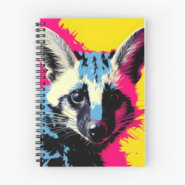 Item preview, Civet portrait art. animal colorful. Animal throw pillow.  designed and sold by formform.