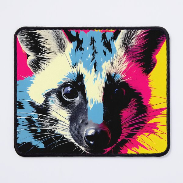Item preview, Civet portrait art. animal colorful. Animal throw pillow.  designed and sold by formform.