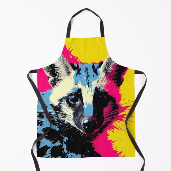 Item preview, Civet portrait art. animal colorful. Animal throw pillow.  designed and sold by formform.