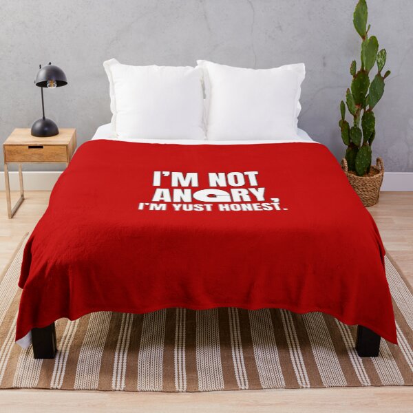 Item preview, I'm not angry, I'm just honest. disposition, mood, quote, typography. designed and sold by 2012DreamVision.