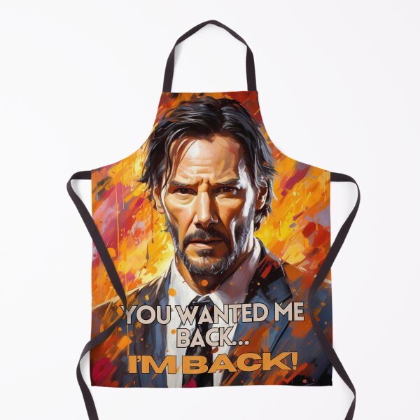 Item preview, You Wanted Me Back, I'm Back - Watercolor Keanu Reeves Portrait designed and sold by Vicky021.