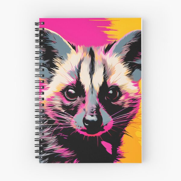Item preview, Civet portrait art. animal colorful. Animal throw pillow.  designed and sold by formform.
