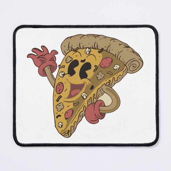 Item preview, Retro Pizza Slice Mascot designed and sold by The Qash.
