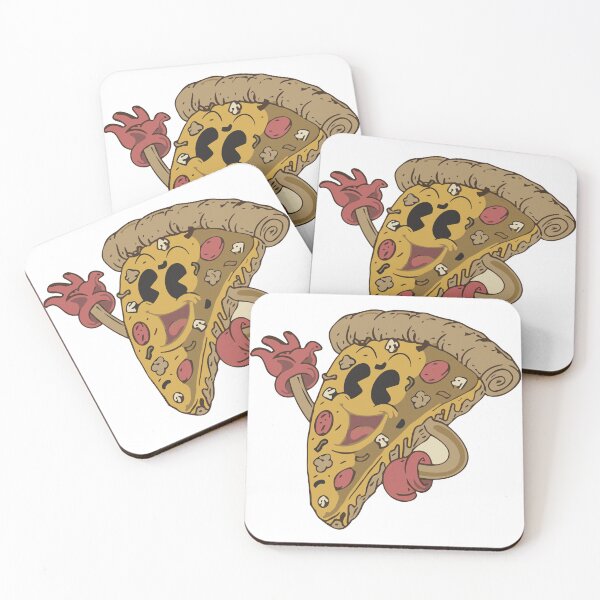 Item preview, Retro Pizza Slice Mascot designed and sold by The  Qash.
