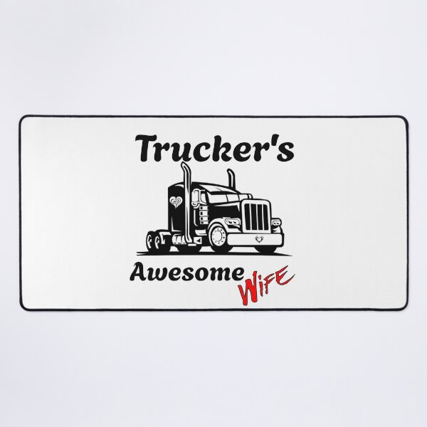 Item preview, Trucker's Awesome Wife - Queen of the Road designed and sold by DrewonDesigns.