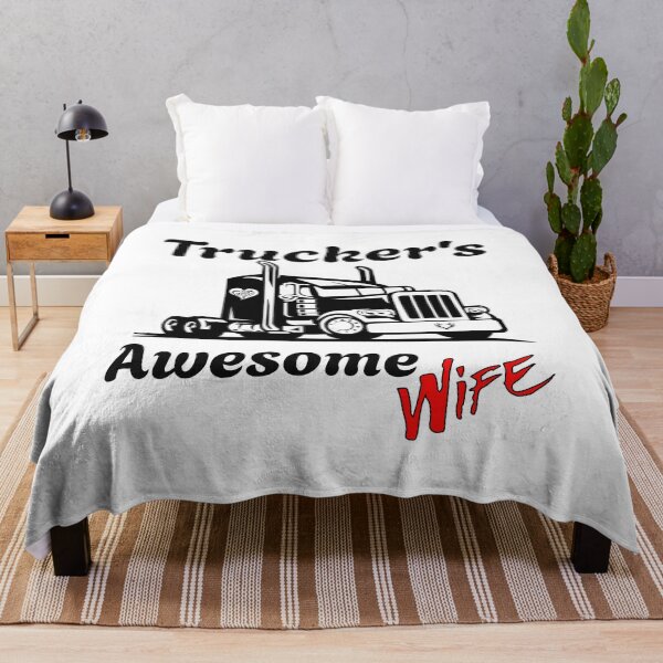 Item preview, Trucker's Awesome Wife - Queen of the Road designed and sold by DrewonDesigns.