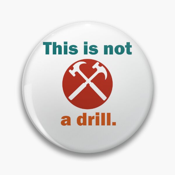 Item preview, This Is Not a Drill -Hammer  designed and sold by Rami Khalifah.