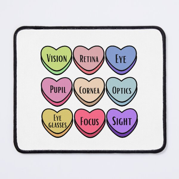 Item preview, Valentine's Day Candy Optician Optical Vision Therapist  designed and sold by Comfy Creations.