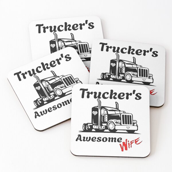 Item preview, Trucker's Awesome Wife - Queen of the Road designed and sold by DrewonDesigns.