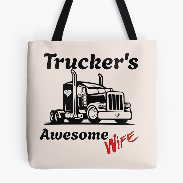 Item preview, Trucker's Awesome Wife - Queen of the Road designed and sold by DrewonDesigns.