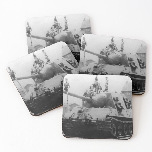 Item preview, WW2 - Germany - Panzerjäger Tiger Ausf. B - JagdTiger - Black and White - Photographic Print designed and sold by TheHappyK.