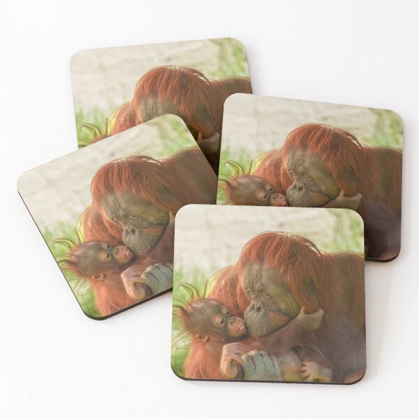 Item preview, Orangutan Mother Tender Moments designed and sold by rawshutterbug.