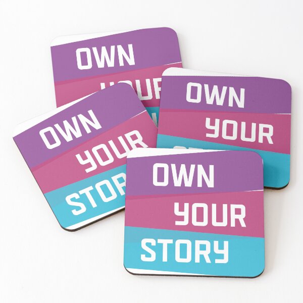 Item preview, Own Your Story | Purple Pink Blue | White designed and sold by Wintre2.