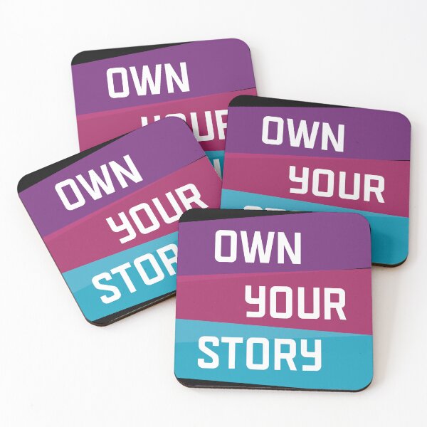 Item preview, Own Your Story | Purple Pink Blue | Black designed and sold by Wintre2.