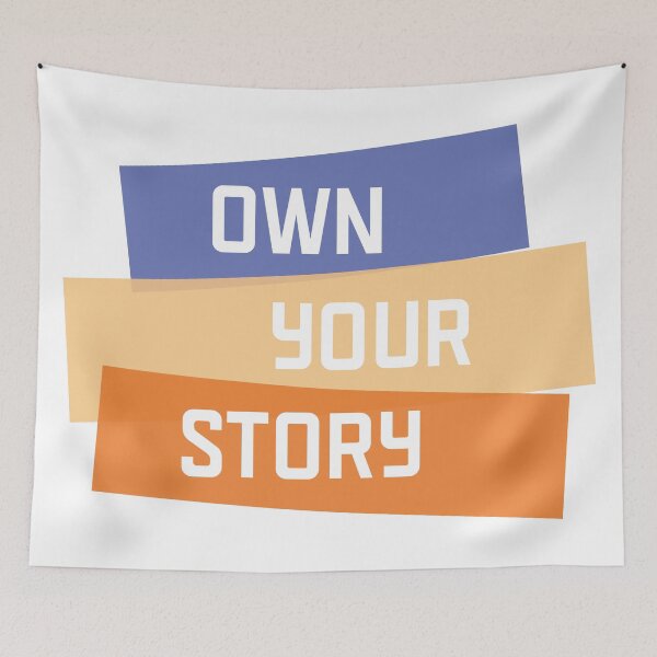 Item preview, Own Your Story | Purple Yellow Orange | White designed and sold by Wintre2.