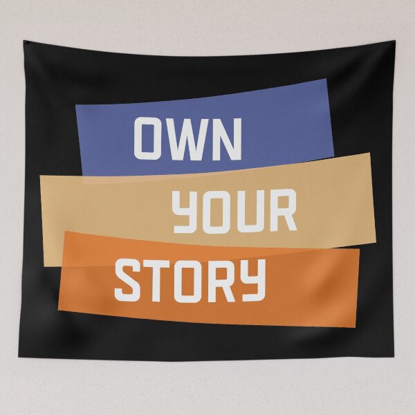 Item preview, Own Your Story | Purple Yellow Orange | Black designed and sold by Wintre2.