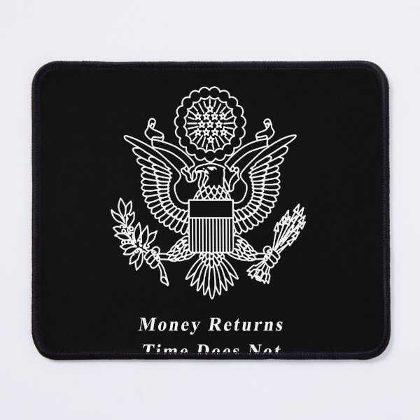 Item preview, Travel Money Returns Time Does Not | Passport Wall Art | Large Canvas Wall Art | Black & White designed and sold by JKPENNY XPRESSIONS.