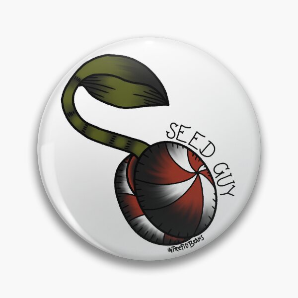Item preview, “Seed Guy” Flash Tattoo designed and sold by IntrepidBeans.