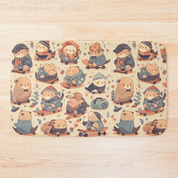 Item preview, Cute dogs skateboarding pattern designed and sold by Evanssdas.