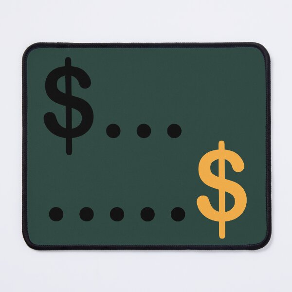 Item preview, Dollar sign silhouette//prints designed and sold by Dhamm Jyoti.