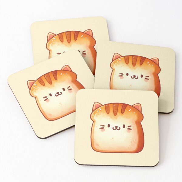 Item preview, Toast cat slice of bread designed and sold by goodiefoodie.