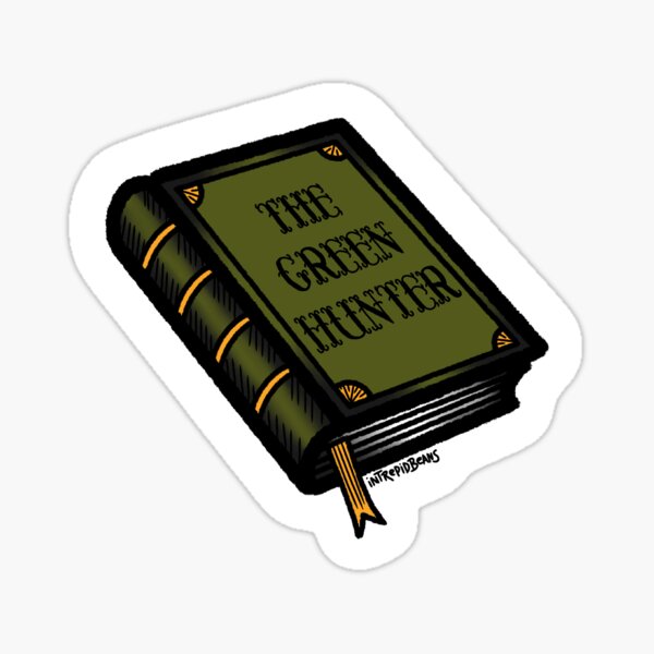 Item preview, “The Green Hunter” Flash Tattoo designed and sold by IntrepidBeans.