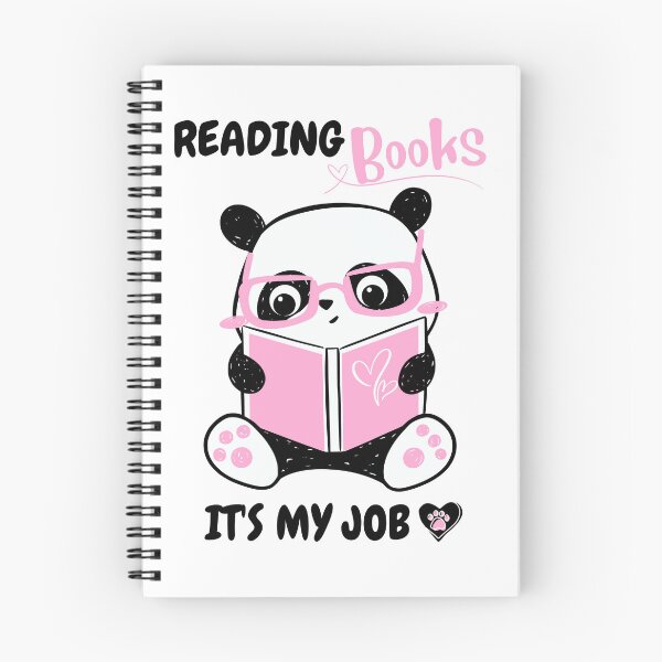 Item preview, Reading Lover Kawaii Panda  designed and sold by DrMerlin.