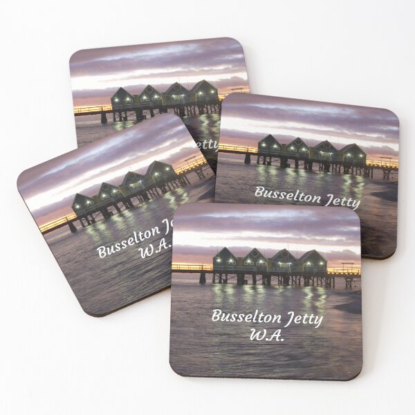 Item preview, The sun rising over the Busselton Jetty designed and sold by gwenthewren.