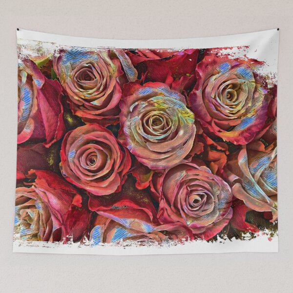 Item preview, Colorful Roses In A Grunge Style designed and sold by Heathermarie321.