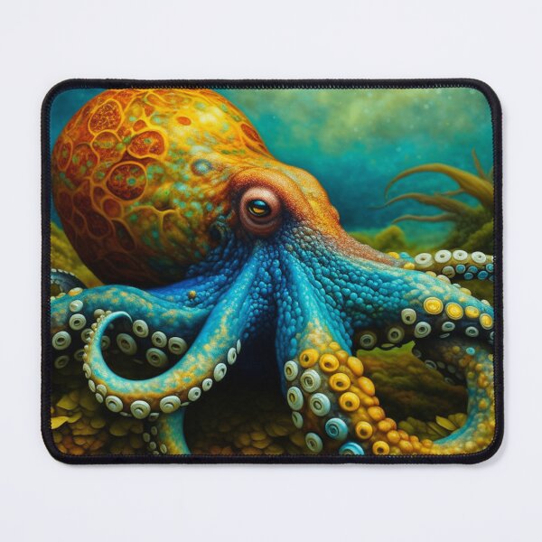 Item preview, Octopus on the Sea Floor in Oil Paint designed and sold by HippieFarms11.