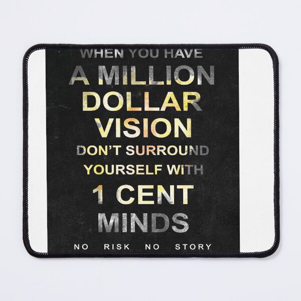 Item preview, Wall Art: When You Have A Million Dollar Vision - Inspirational Quote designed and sold by JKPENNY XPRESSIONS.