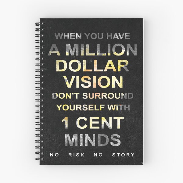 Item preview, Wall Art: When You Have A Million Dollar Vision - Inspirational Quote designed and sold by JKPENNY XPRESSIONS.