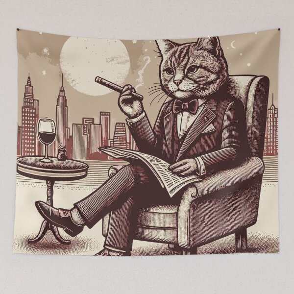 Item preview, Cat Business man  designed and sold by Vamp2DxZSmit.