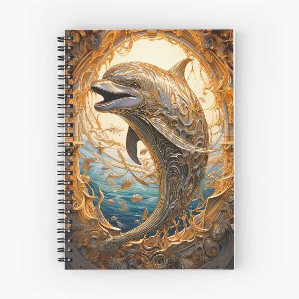 Item preview, Golden Dolphin Print designed and sold by AtlantisApparel.