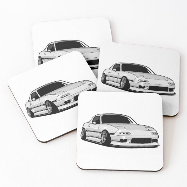 Item preview, Mazda Miata White designed and sold by vektoranda.