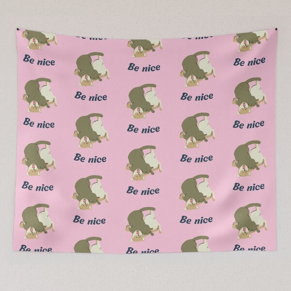 Item preview, Be nice like cat and dog designed and sold by SkyisBright.