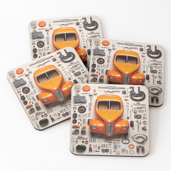 Item preview, 1940 Coupe Classic Car Knolling Craft designed and sold by StefNomadLife.