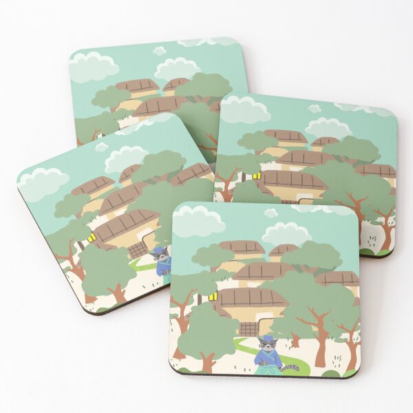 Item preview, Samurai cat village  designed and sold by SkyisBright.