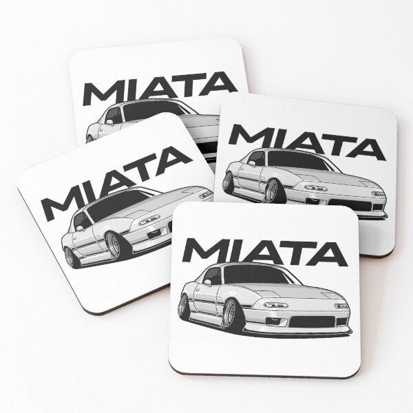 Item preview, Mazda Miata White designed and sold by vektoranda.